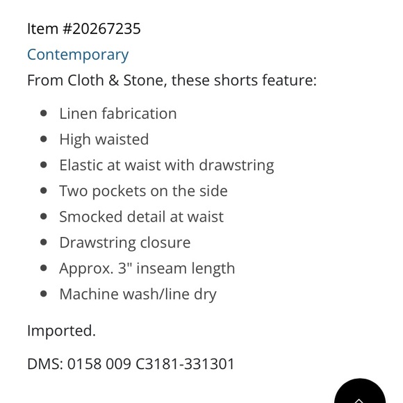 Anthro shorts NWT - Picture 4 of 9
